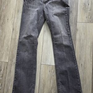 Aeropostale Women's Boot Cut Jeans in Gray